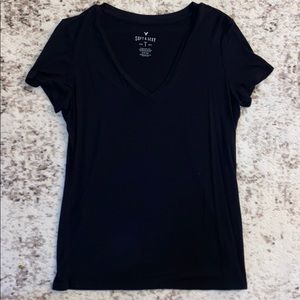 Soft and sexy AEO v-neck short sleeve shirt